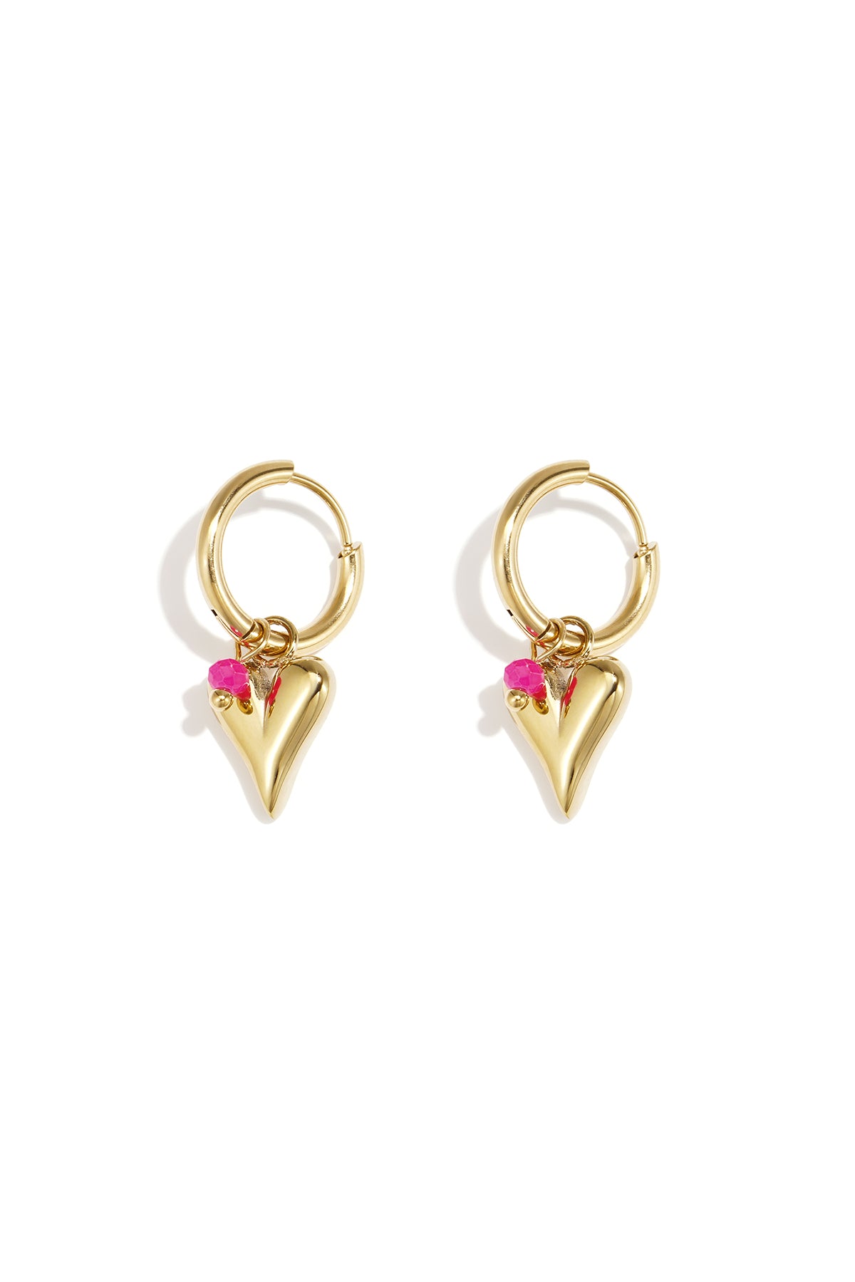 pendientes de corazón vivo