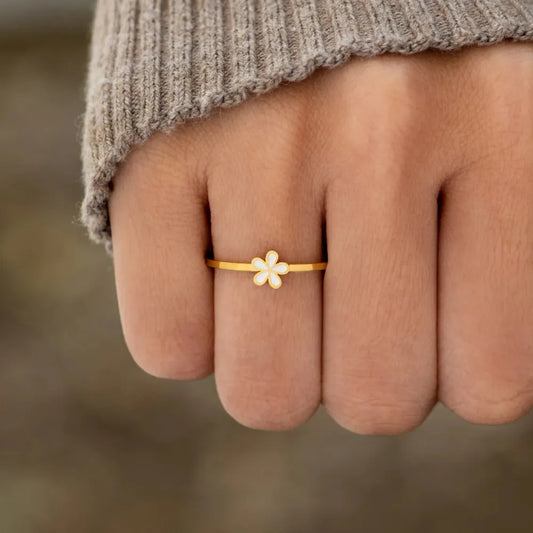 Anillo Nina | Diseño Esmaltado en Plata de Ley 925