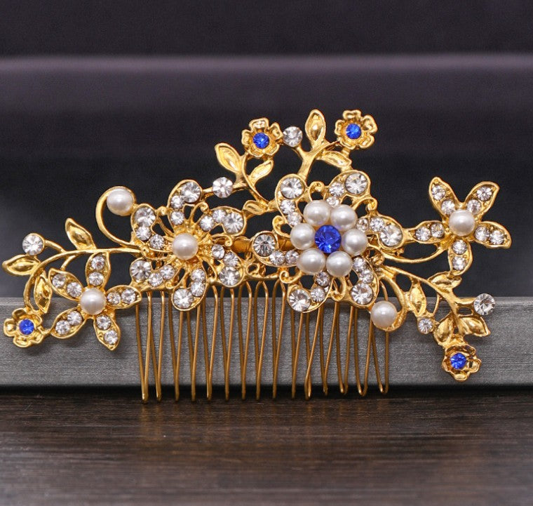 Peineta Nupcial de Perlas y Pedrería PERLA • Accesorio de Boda