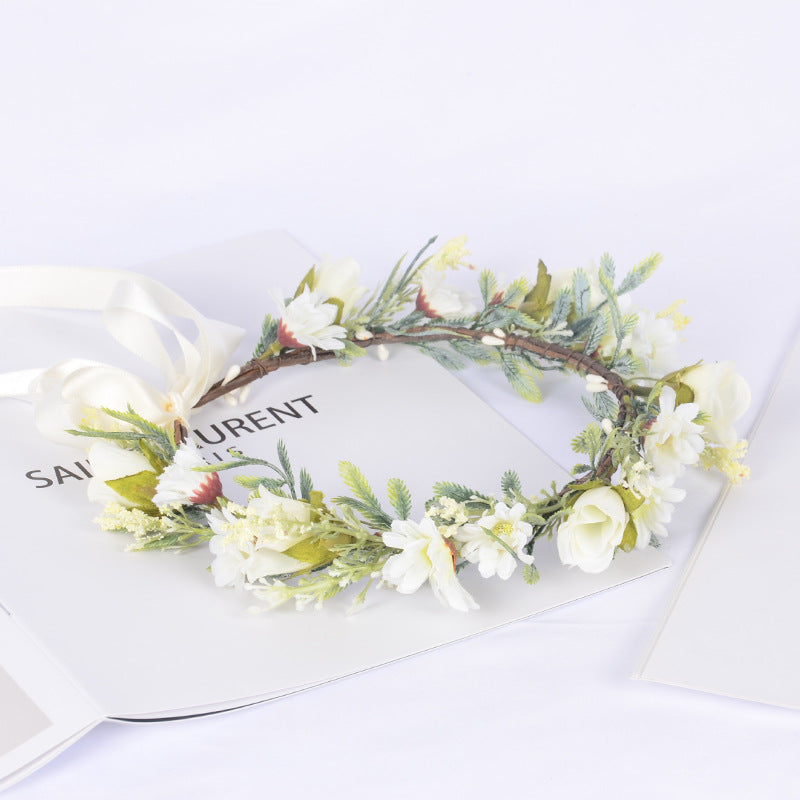 Diadema de Flores CHLOÉ • Accesorio de Cabello