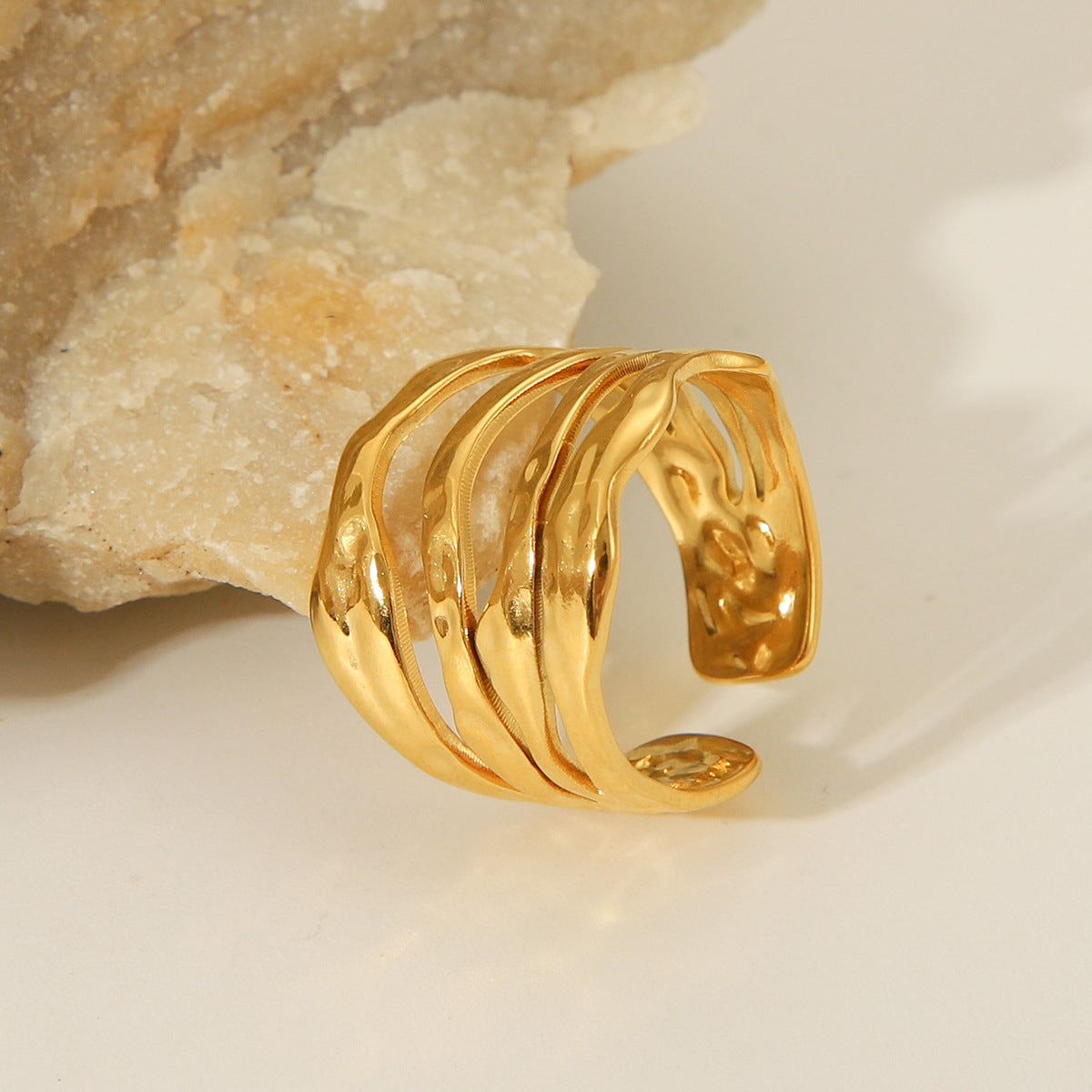 Anillo Alba | Diseño Asimétrico Contemporáneo