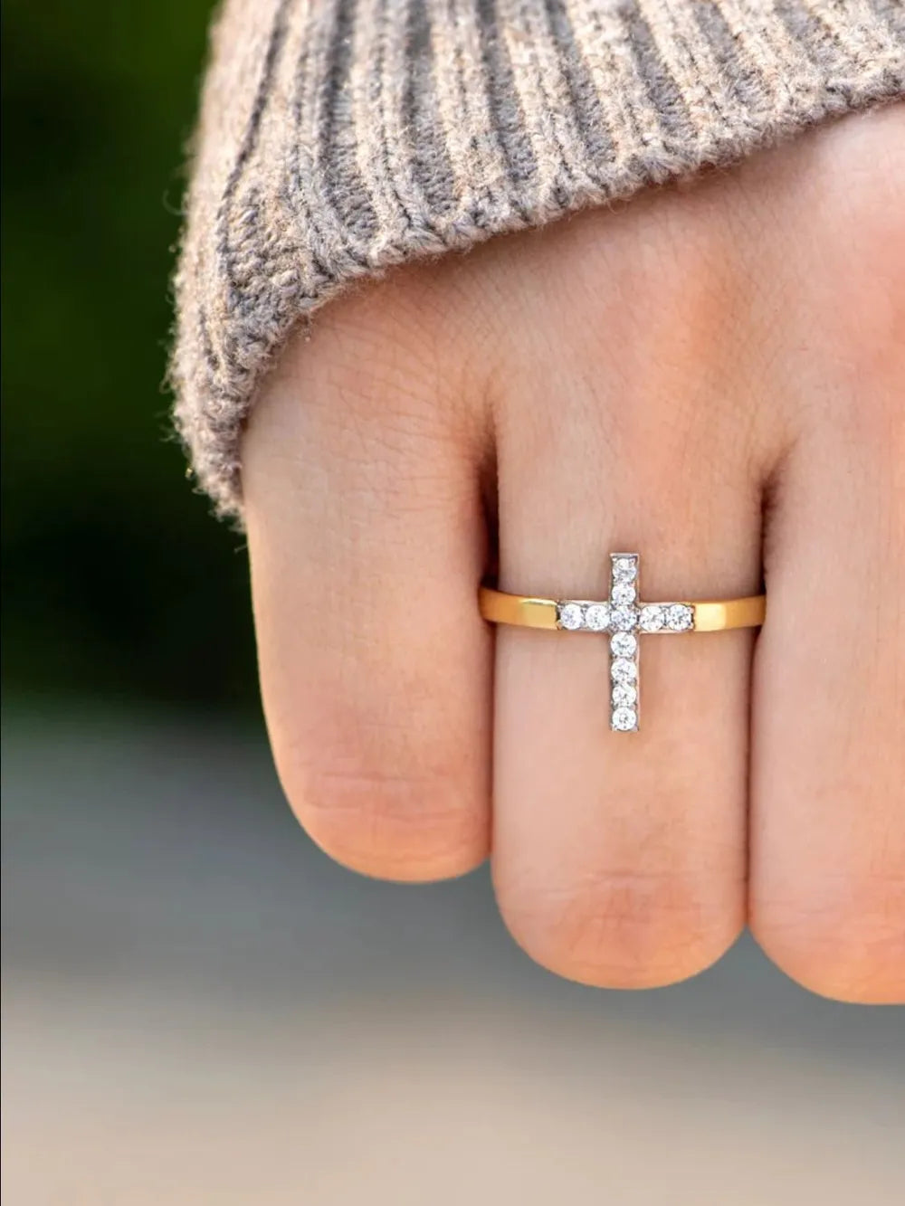 Anillo Sofía | Plata de Ley 925 y Baño de Oro con Circonitas
