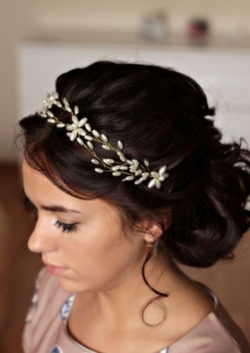 Tocado de Perlas Entrelazadas MARÍA • Accesorio de Cabello