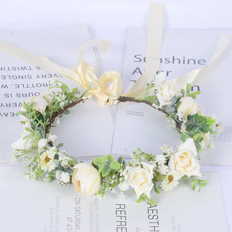 Corona Floral AUDREY • Estilo Boho-Chic