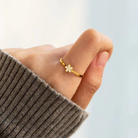 Anillo Nina | Diseño Esmaltado en Plata de Ley 925