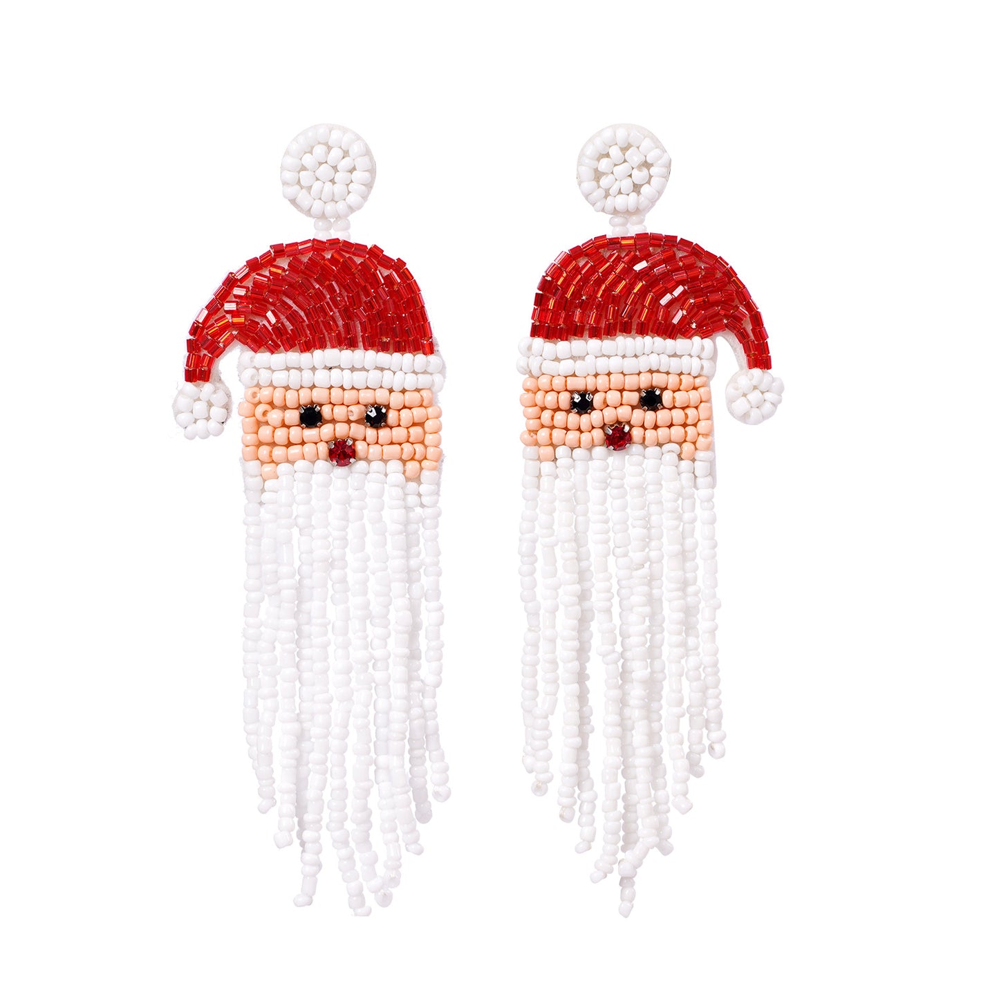 Pendientes de Mostacilla Árbol de Navidad NOELIA • Edición Festiva