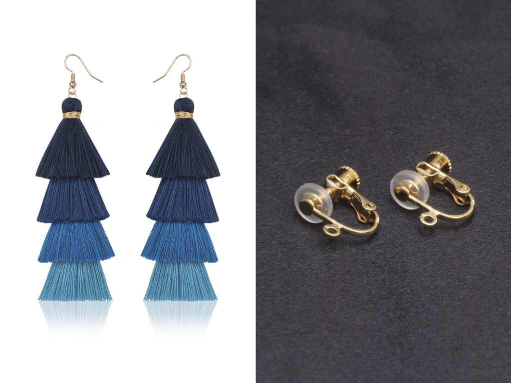 Pendientes Étnicos de Hilo y Ratán INÉS • Estilo Boho