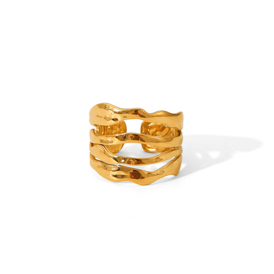Anillo Alba | Diseño Asimétrico Contemporáneo