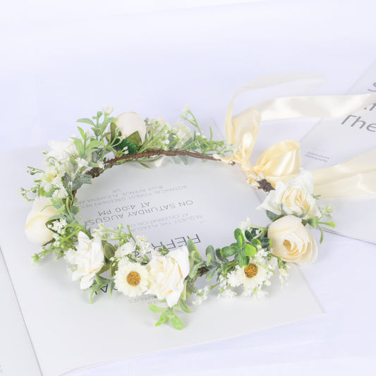 Corona Floral AUDREY • Estilo Boho-Chic